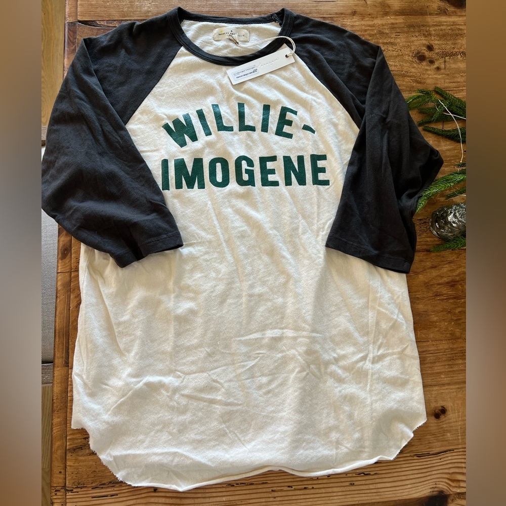 NWT Imogene + Willie 3/4 Knit Raglan Sz Large